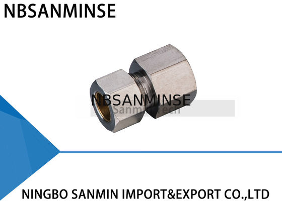 Encaixes pneumáticos do ar da linha KF de Rc de bronze com o bom folheado a níquel agradável