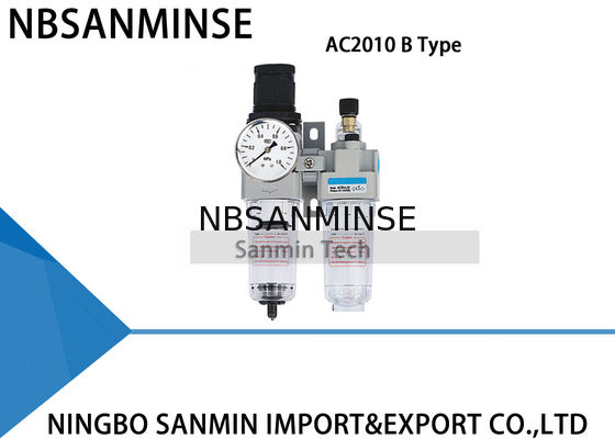 Unidades da fonte de ar das unidades da unidade AC2010 AC4010 dois do ar FRL da liga de alumínio