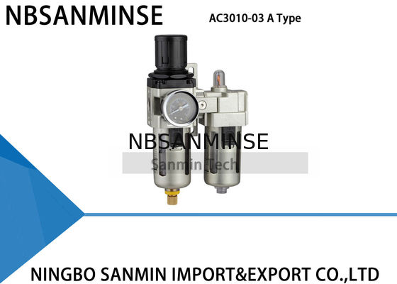 Unidades da fonte de ar das unidades da unidade AC2010 AC4010 dois do ar FRL da liga de alumínio