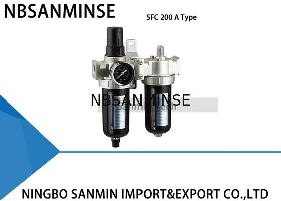 Regulador Sanmin do filtro do compressor de ar de duas unidades do lubrificador FRL do regulador do filtro de ar das unidades