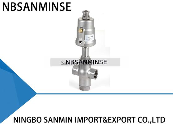 Máquina de atuação dobro pneumática do alimento da válvula de ângulo da maneira da válvula 3 de Seat do ângulo JDF1100/JDF1200