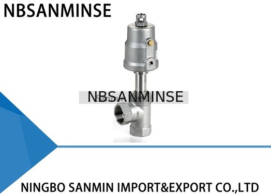 Válvula de dreno pneumática dos SS 304 pneumáticos da válvula de Seat do ângulo JDF1400/JDF1500
