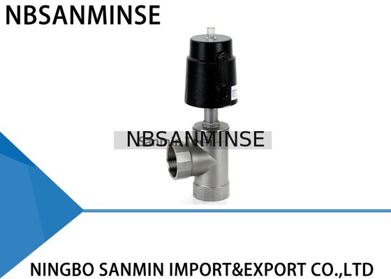 Válvula de dreno pneumática dos SS 304 pneumáticos da válvula de Seat do ângulo JDF1400/JDF1500