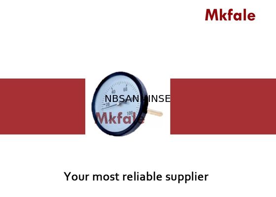 Calibre bimetálico da temperatura do processo líquido de aço preto do calibre de pressão SMNB do caso