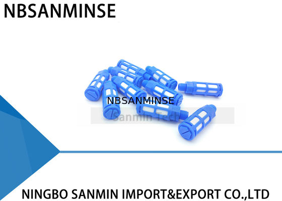 Encaixes pneumáticos NBSANMINSE 1/8 do ar do silencioso plástico 1/4 3/8 de 1/2 3/4 1 de tipo silenciador da fonte de alimentação do ar