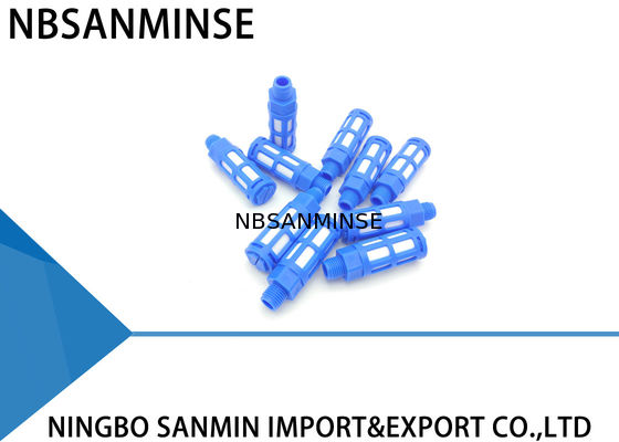 Encaixes pneumáticos NBSANMINSE 1/8 do ar do silencioso plástico 1/4 3/8 de 1/2 3/4 1 de tipo silenciador da fonte de alimentação do ar