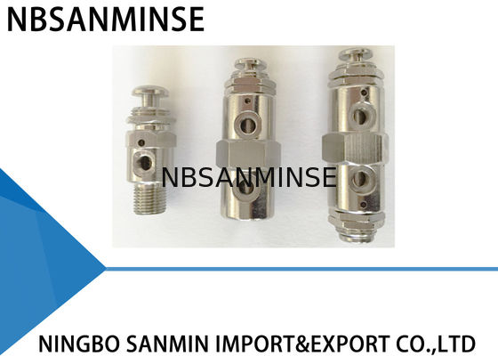 Válvula mecânica pneumática da mudança da válvula NBSANMINSE 2P 31P 3P 41P 4P 4PP de M5 G 1/8 mini