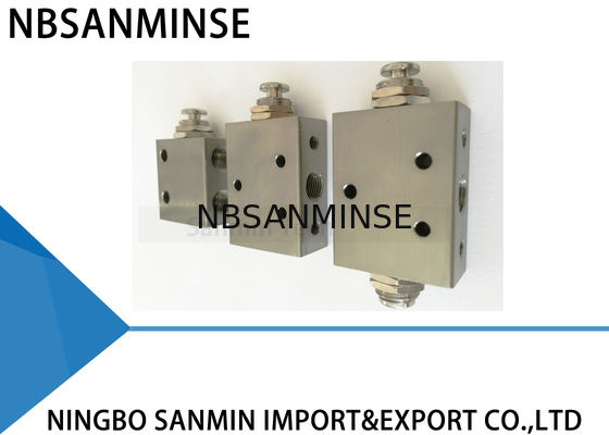 Válvula mecânica pneumática da mudança da válvula NBSANMINSE 2P 31P 3P 41P 4P 4PP de M5 G 1/8 mini