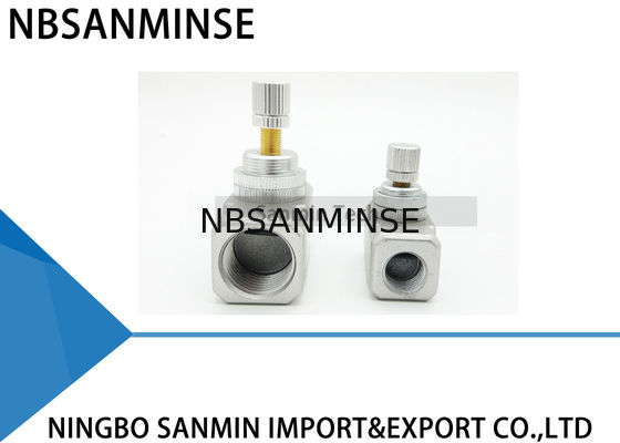 NBSANMINSE COM REFERÊNCIA à linha 1/8 de G da válvula de controle da capacidade de fluxo 1/4 3/8 de válvula de controle corrente do ar 1/2 pneumático