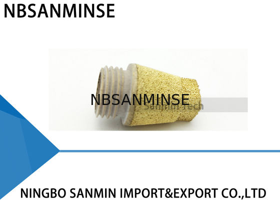 Filtro pneumático de cobre aglomerado exaustão NBSANMINSE SCQ do silenciador dos encaixes do ar do silencioso