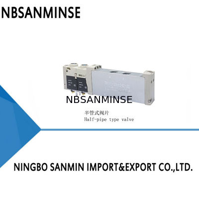 Série GVA Vales Ilha de ligação inferior e placa de válvula de meio tubo