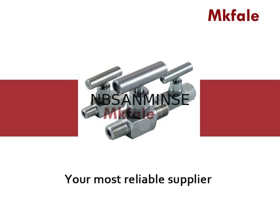 Válvula de agulha de aço inoxidável da válvula de agulha do aço carbono de 6000 libras por polegada quadrada mini