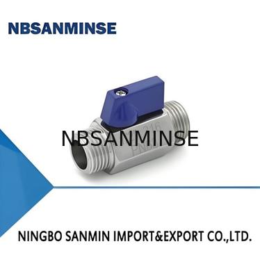 Mini Ball 1 polegada cilindro pneumático válvula solenoide M/M
