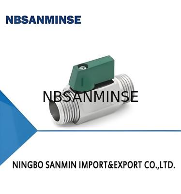 Mini Ball 1 polegada cilindro pneumático válvula solenoide M/M
