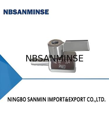 Valva de solenoide micro-pneumática de bola mini M/F 1/4"