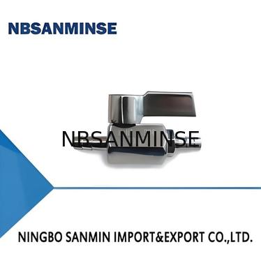 Valva pneumática de alta temperatura de mini esfera de 1/8" M/F