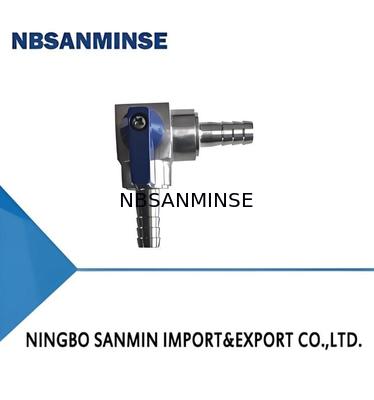 Válvula Pneumática Miniatura SS316 Esférica Fundida por Investimento