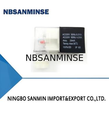 Tipo de conexão série da bobina 4V210 do solenoide de DIN43650B AC220V 24vdc