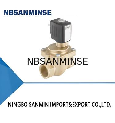 Servo-assisted 2/2-way Brass Solenoid Valve with DN 10... DN 50 Orifice and 24 V/DC Operating Voltage