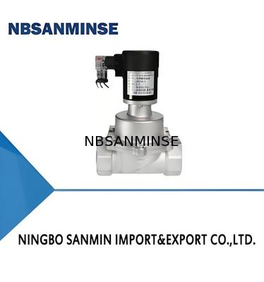 Válvula de solenoide químico de aço inoxidável 304 com tensão DC12V-AC380V e temperatura de funcionamento de 5 a 50 °C