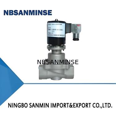 Válvula de solenoide químico de aço inoxidável 304 com tensão DC12V-AC380V e temperatura de funcionamento de 5 a 50 °C