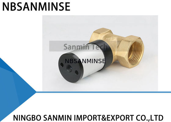 Válvula de pistão pneumática material de aço inoxidável do bronze da válvula de controle pneumático da série de Q22HD para o ar da água