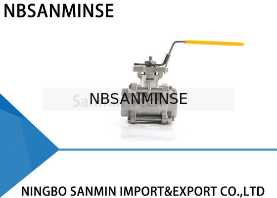 CF8M do WOG de alta pressão hidráulico da válvula de bola 1000psi de 1 polegada linha de aço inoxidável aplicação da tubulação de água do gás de óleo SS316