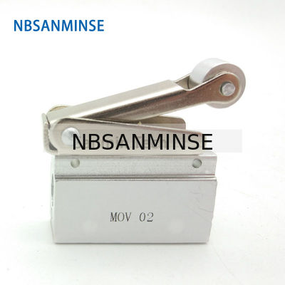 MOVIMENTOS de NBSANMINSE 1/8 de seleção mecânica do impulso do rolo da válvula de ar do controle pneumático da válvula da linha de G para a máquina Autom do pacote