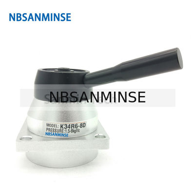 Linha manual pneumática mecânica de G 1/4 da válvula da válvula do desenho da válvula de interruptor mão de NBSANMINSE K34R6 G1/4 da”