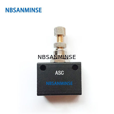NBSANMINSE ASC G1/8 1/4 3/8 de fluxo pneumático da válvula de ar da válvula de controle do fluxo da precisão de 1/2 que ajusta a temperatura normal