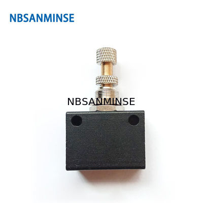 NBSANMINSE ASC G1/8 1/4 3/8 de fluxo pneumático da válvula de ar da válvula de controle do fluxo da precisão de 1/2 que ajusta a temperatura normal