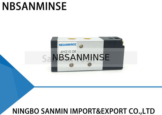 A válvula 1/8 da tração de NBSANMINSE 4H210 4H310 4H430 1/4 3/8 de 1/2 dois posiciona três o controlo aéreo de posição da maneira três da posição cinco