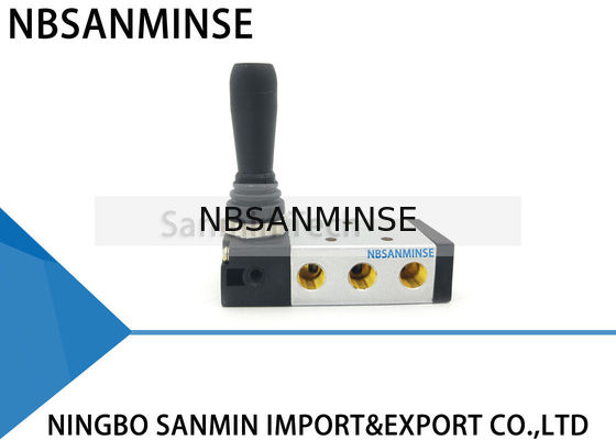 A válvula 1/8 da tração de NBSANMINSE 4H210 4H310 4H430 1/4 3/8 de 1/2 dois posiciona três o controlo aéreo de posição da maneira três da posição cinco