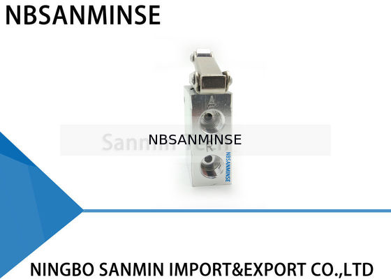 Tipo pneumático maneira mecânica da parada da válvula mecânica da série 1/4 da JM da posição três da válvula de regulador de pressão dois da válvula de desligamento da válvula