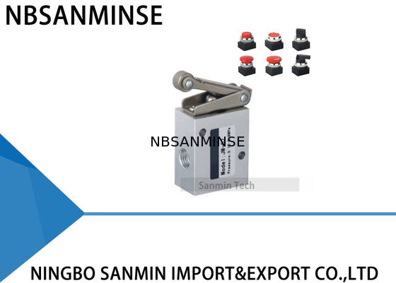 Tipo pneumático maneira mecânica da parada da válvula mecânica da série 1/4 da JM da posição três da válvula de regulador de pressão dois da válvula de desligamento da válvula