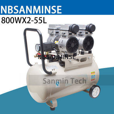 800WX2 - aplicação home de trabalho AC220V da mini madeira muda de alta pressão do projeto de Oilless do compressor de ar 55L de alta qualidade