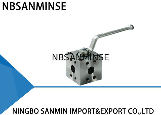 Bola hidráulica ValveWith SAE Flange Industry Engineer de 3 maneiras