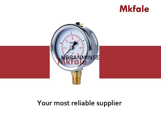 SM1SP um calibre de pressão líquido da conexão da parte com caso frisado