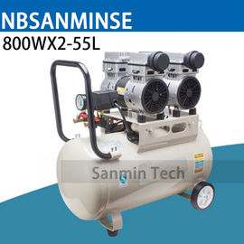 800WX2 - aplicação home de trabalho AC220V da mini madeira muda de alta pressão do projeto de Oilless do compressor de ar 55L de alta qualidade